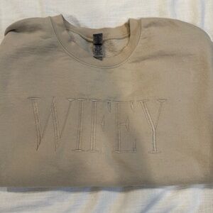 Wifey Crewneck Sweatshirt